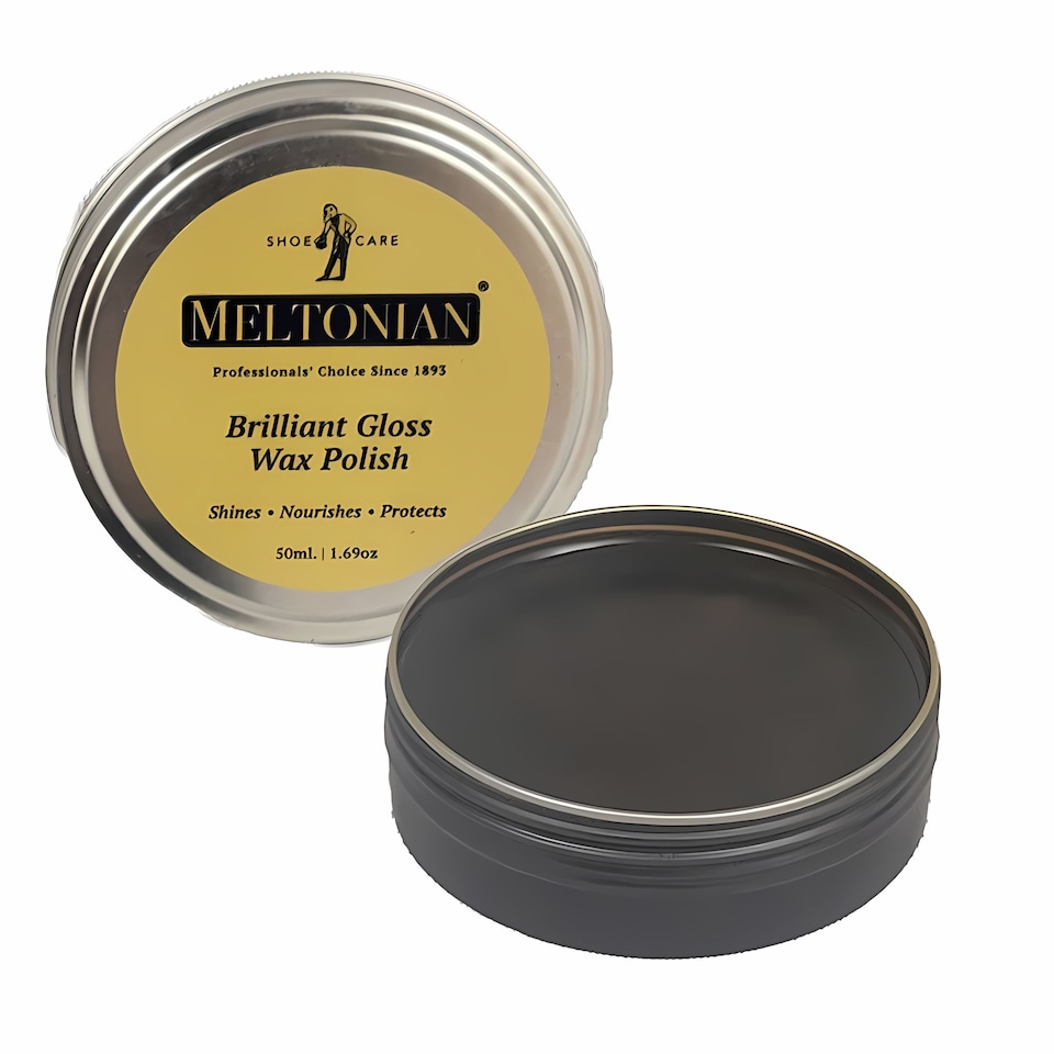 image 1 of Meltonian Brilliant Gloss Wax Polish - Premium Mirror Finish for Shoes 50ml