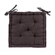 image 1 of Nicola Spring French Mattress Seat Cushion - 40cm - Black | Black | Black