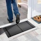 image 1 of Nicoman Aluminium Door Mat with Slats & Black Brushes