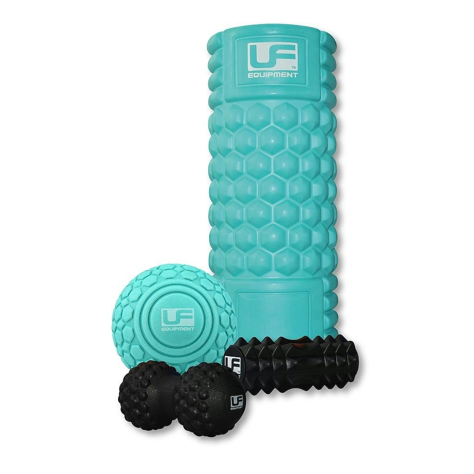 image 1 of Urban Fitness Equipment Massage Set - Turquoise/Black - One Size