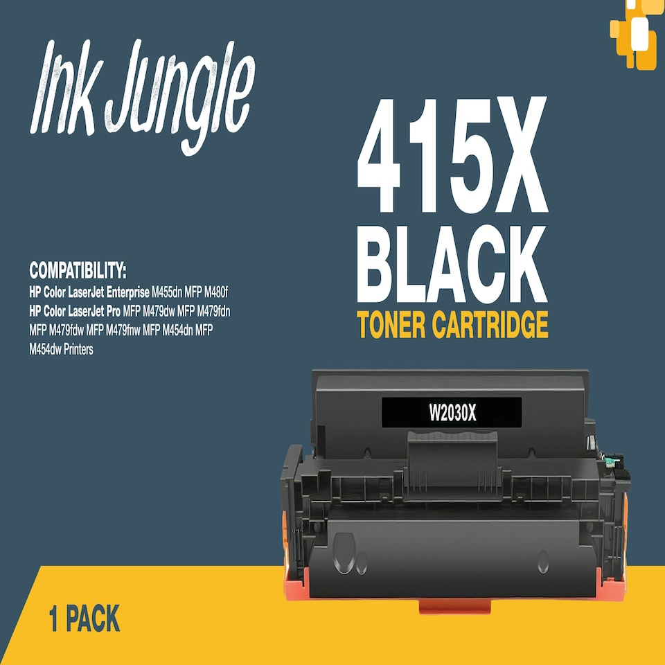 image 1 of Compatible HP 415X Black Toner Cartridge Black