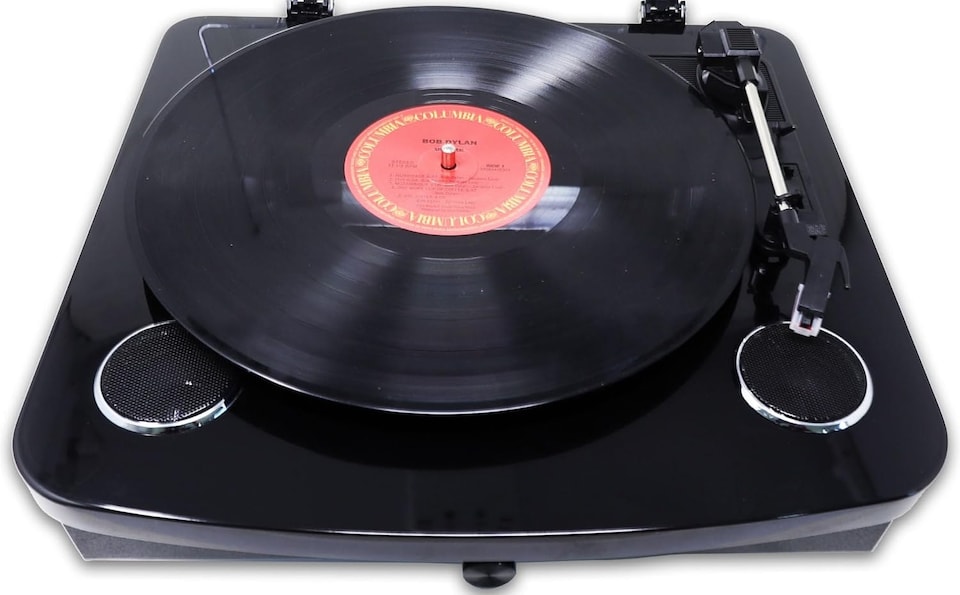 image 1 of Lightwood Vinyl Record Player With Stereo Speakers - Bluetooth Send & Receive - USB & SD Recording - AUX IN & RCA Out