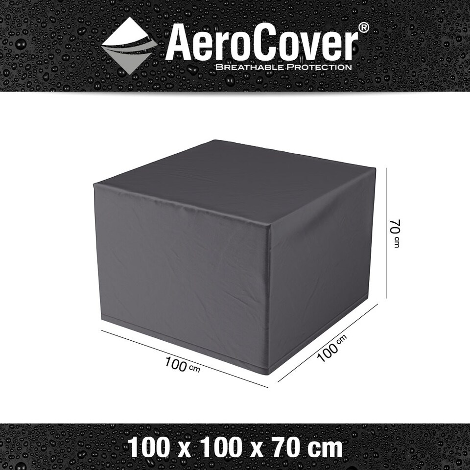 image 1 of Platinum AeroCover Waterproof and Breathable Ripstop Polyester Patio Chair Cover W100 x D100 x H70 cm