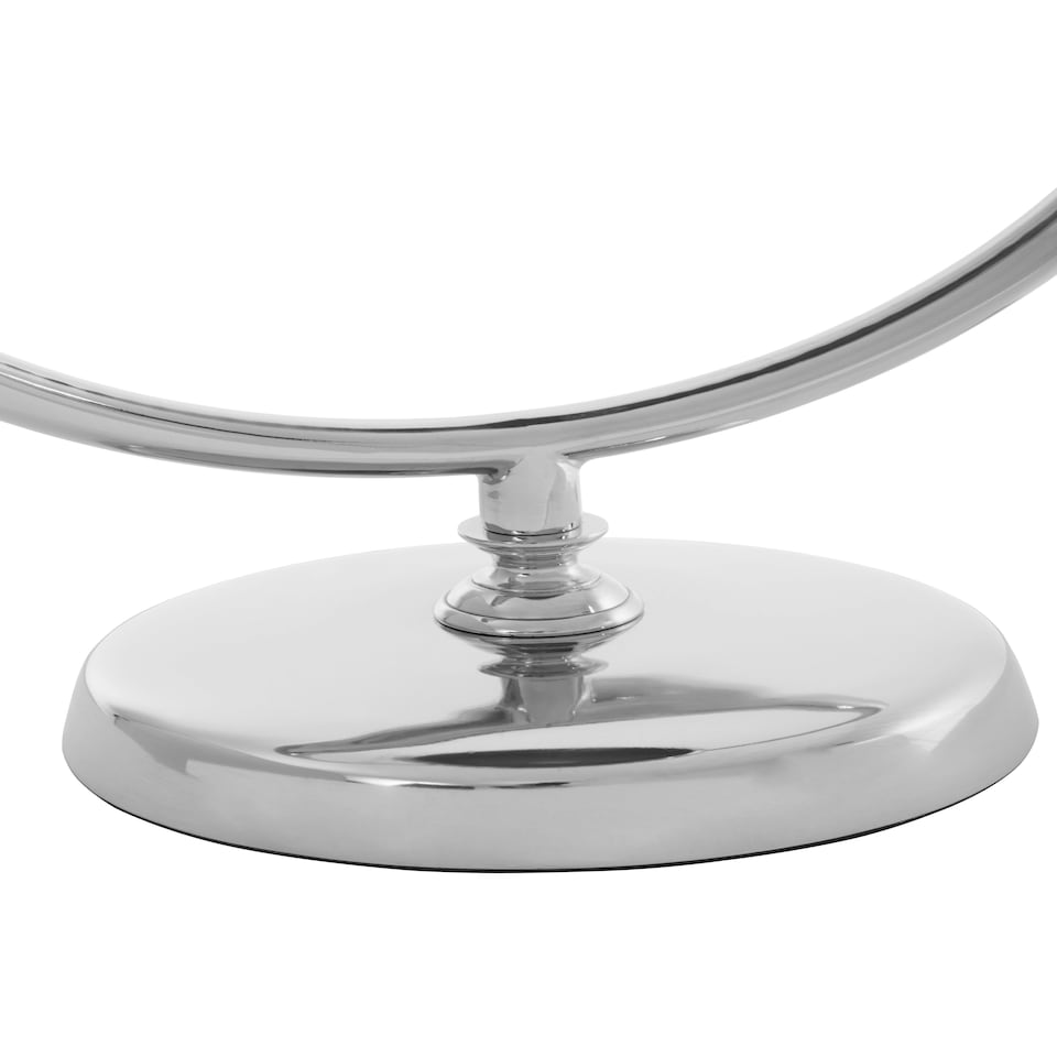 image 1 of Interiors by Premier Circle Table Lamp Silver