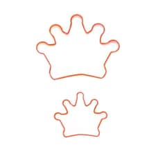 Crown Cookie Cutters - Pack of 2