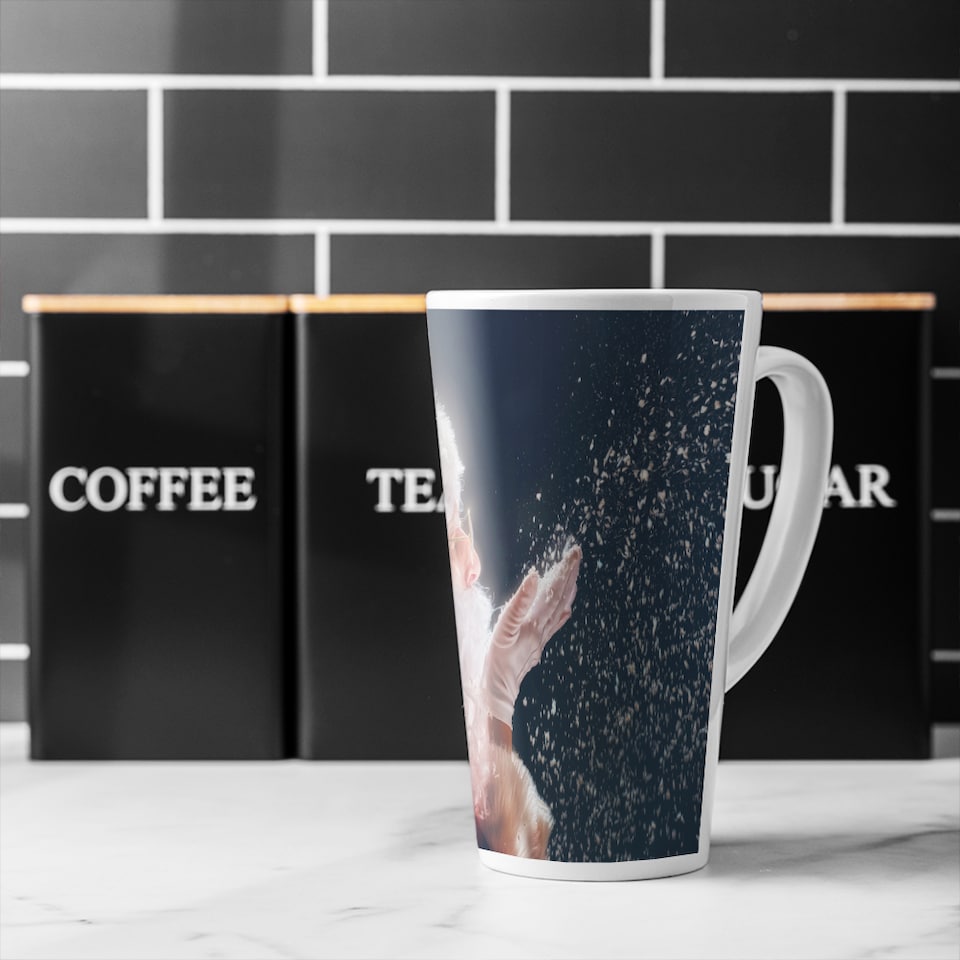 image 1 of Merry Christmas And Happy Holidays Dining Latte Mug