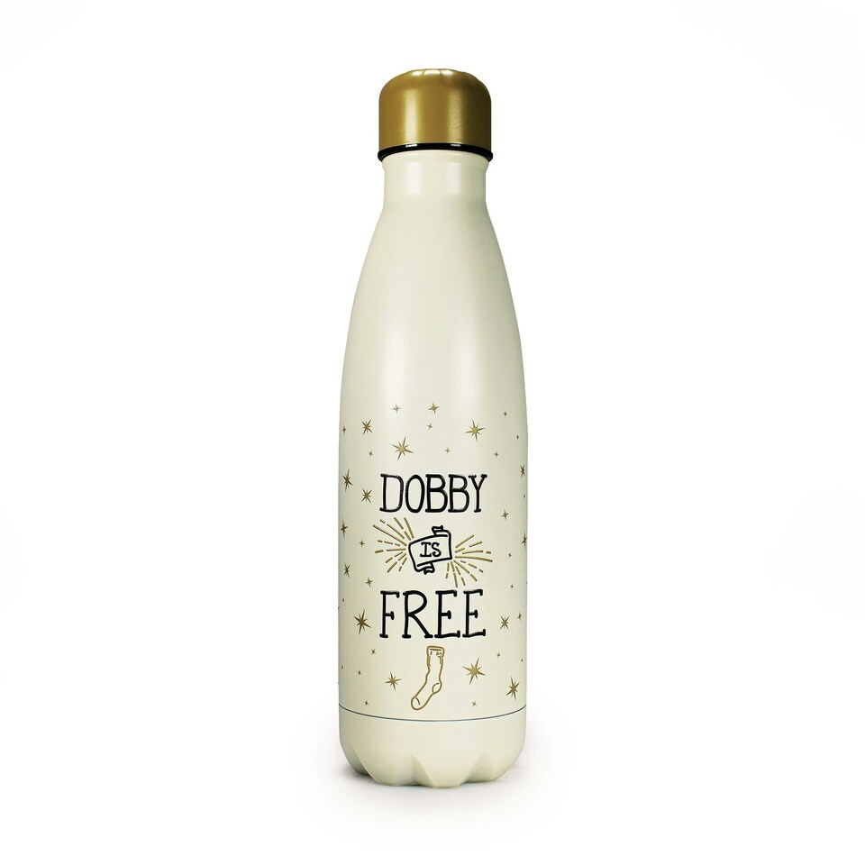 image 1 of Water Bottle Metal (500ml) - Harry Potter (Dobby)