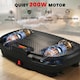 image 3 of SPORTNOW Vibration Plate Exercise Machine with 120 Speed Levels, 5 Programs | Black | Glossy black | 52.4L x 31W x 12H cm