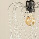image 1 of ValueLights Blanche Plastic - Acrylic Polished Silver Tiered Ceiling Pendant Droplets Shade