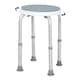 image 1 of HOMCOM 360 Degree Swivel Shower Stool w/ Non-Slip Feet for Disabled Blue