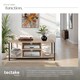 image 4 of TV Stand - lowboard cabinet with 4 compartments, adjustable shelf | Brown | industrial wood light, oak Sonoma | 120 x 40 x 50,50 cm | 1