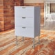 image 3 of Chest of Drawer - Wood - L30 x W40 x H75 cm - White