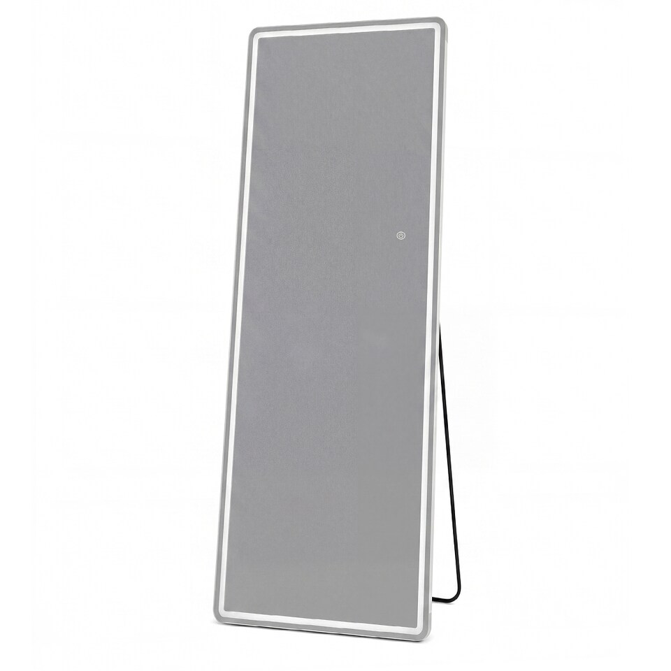 image 1 of Yezi Full Length Mirror 3 Color LED Touch Dressing Mirror 165x60cm with Dimming