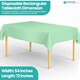 image 5 of Disposable Plastic Table Cover, Table Liner - 54" x 72"