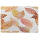 image 1 of Autumn toned skeleton leaves (Rug) Multi | Large: 140x200cm