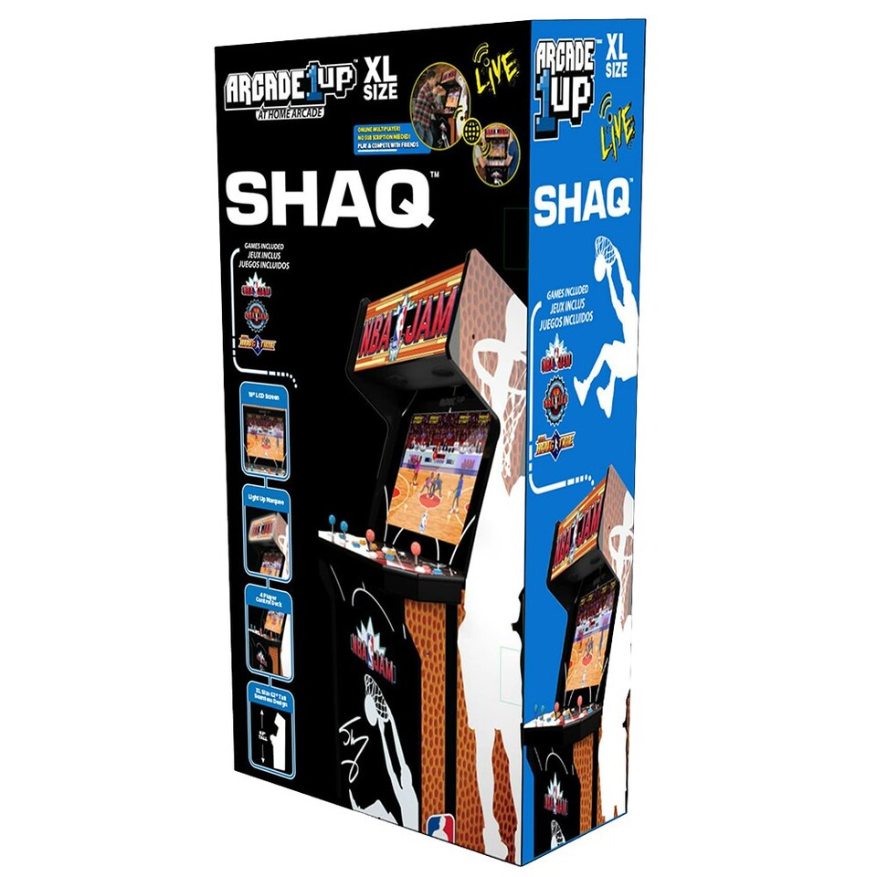 image 1 of Arcade1Up NBA Jam SHAQ XL Arcade Machine Multi