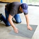 image 10 of NOVECRAFTO Vinyl Floor Tiles Self Adhesive – 18x18in Peel and Stick Waterproof Square Flooring for Kitchen, Bathroom & More – Grey White Marble Design Grey | 2.09 sqm