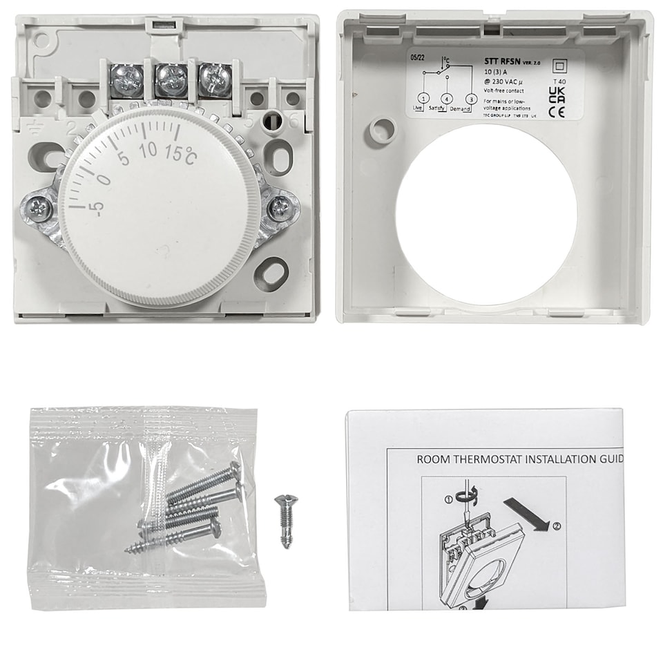 image 1 of Tower Frost Protection Thermostat Combi Boiler Heating Control Dial STTRFSN STAT