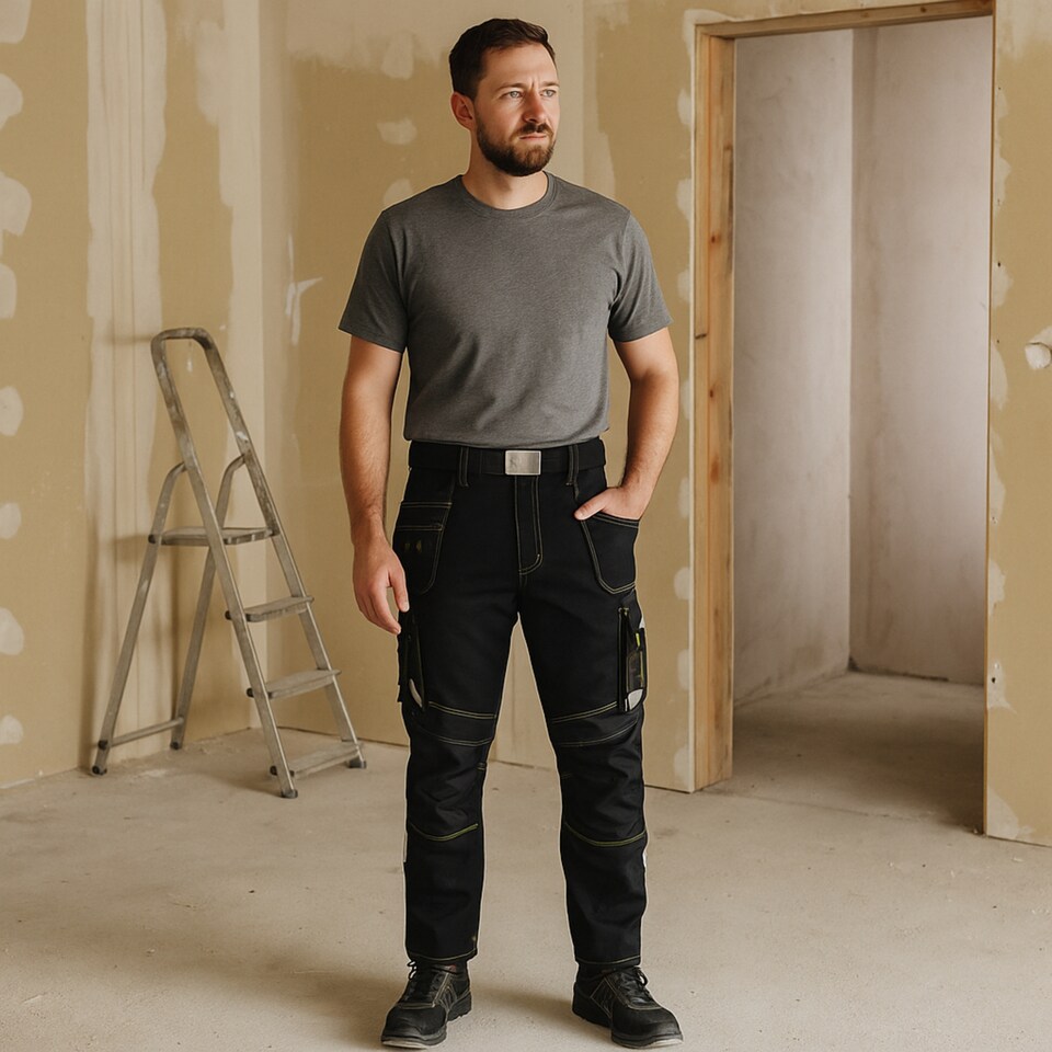 image 1 of Artmas Classic4Dynamic Softshell Work Trousers  4-Way Stretch  10 Pockets (44/46 Inch - 62 EU)