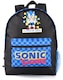 image 3 of Sonic The Hedgehog Boys Backpack | Adventure with Retro Gamer Style | Kids School Bag Rucksack with Spacious Compartments | Level Up Your Day with Gaming Fun | Designed for Comfortable All-Day Wear | Black | Black