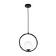 image 1 of Milagro Pendant Lamp Boston 1XE14 Black