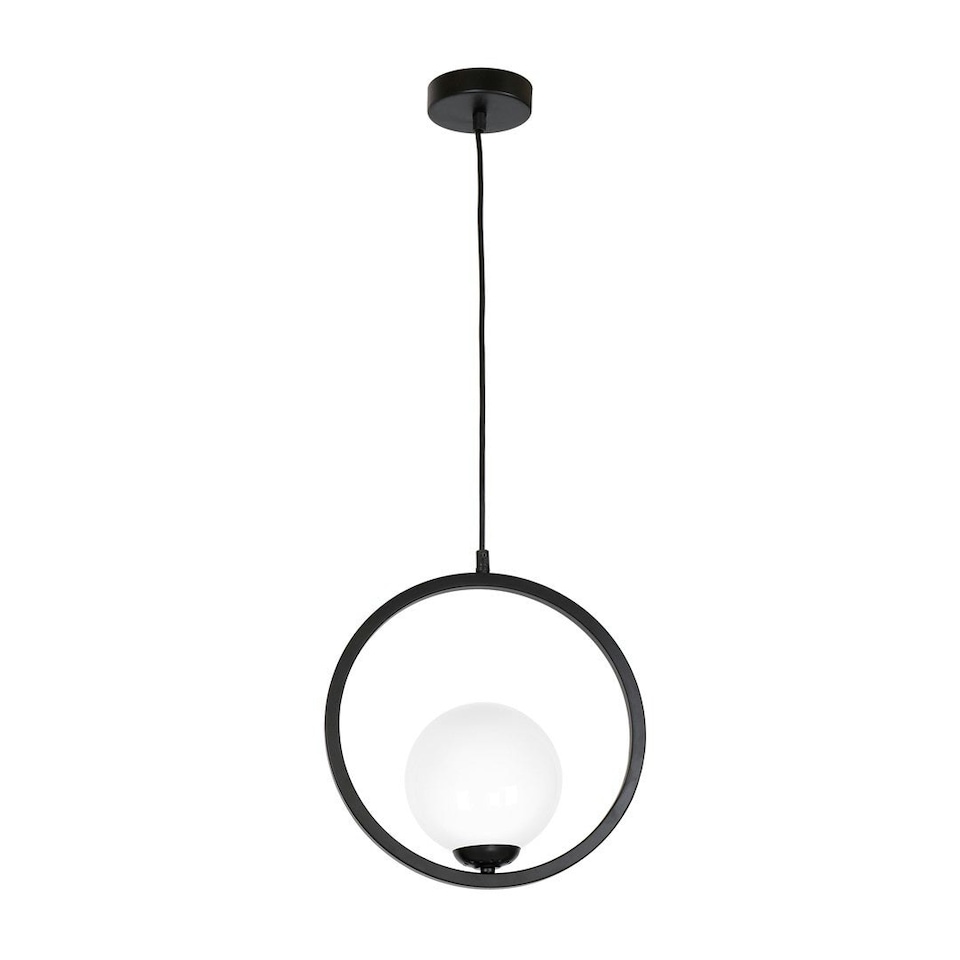 image 1 of Milagro Pendant Lamp Boston 1XE14 Black