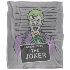 Batman Line Up The Joker Blanket - Multicoloured - One Size