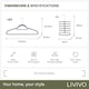 image 9 of 50pc Velvet Hangers Grey