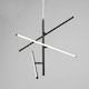 image 3 of BHS Zaha Stick LED Ceiling Pendant | Black | Black | 1