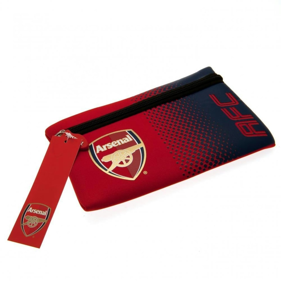 image 1 of Arsenal FC Pencil Case - Red/Blue - One Size
