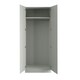 image 2 of J-Pull Handleless Light Grey Double Wardrobe with Single Rail Grey