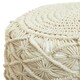 image 5 of Interiors by Premier West Village Pouffe Brown