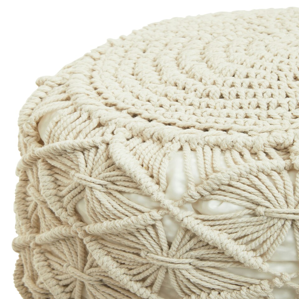 image 1 of Interiors by Premier West Village Pouffe Brown