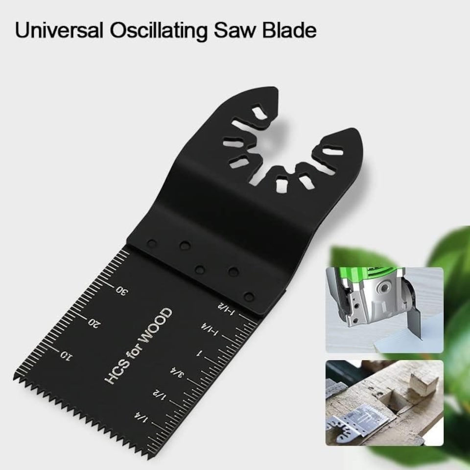 image 1 of 20pc Oscillating Multi Tool Saw Set Blade Metal Wood PVC Cutter