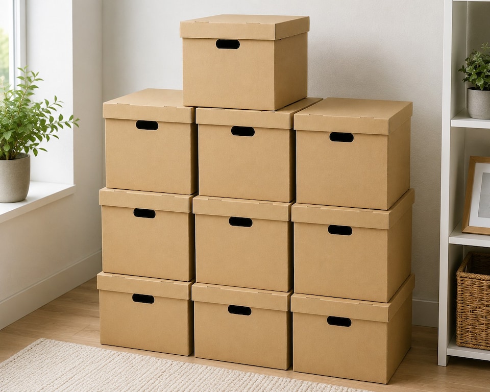 image 1 of 5 Star Archive Storage Boxes (Pack of 10) 630848