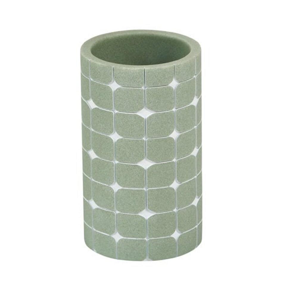 image 1 of Showerdrape Mosaica Pistachio Tumbler