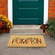 image 2 of Marco Paul Beige Coir 'Hey There Pumpkin' Doormat 60x40cm Autumn Welcome Mat