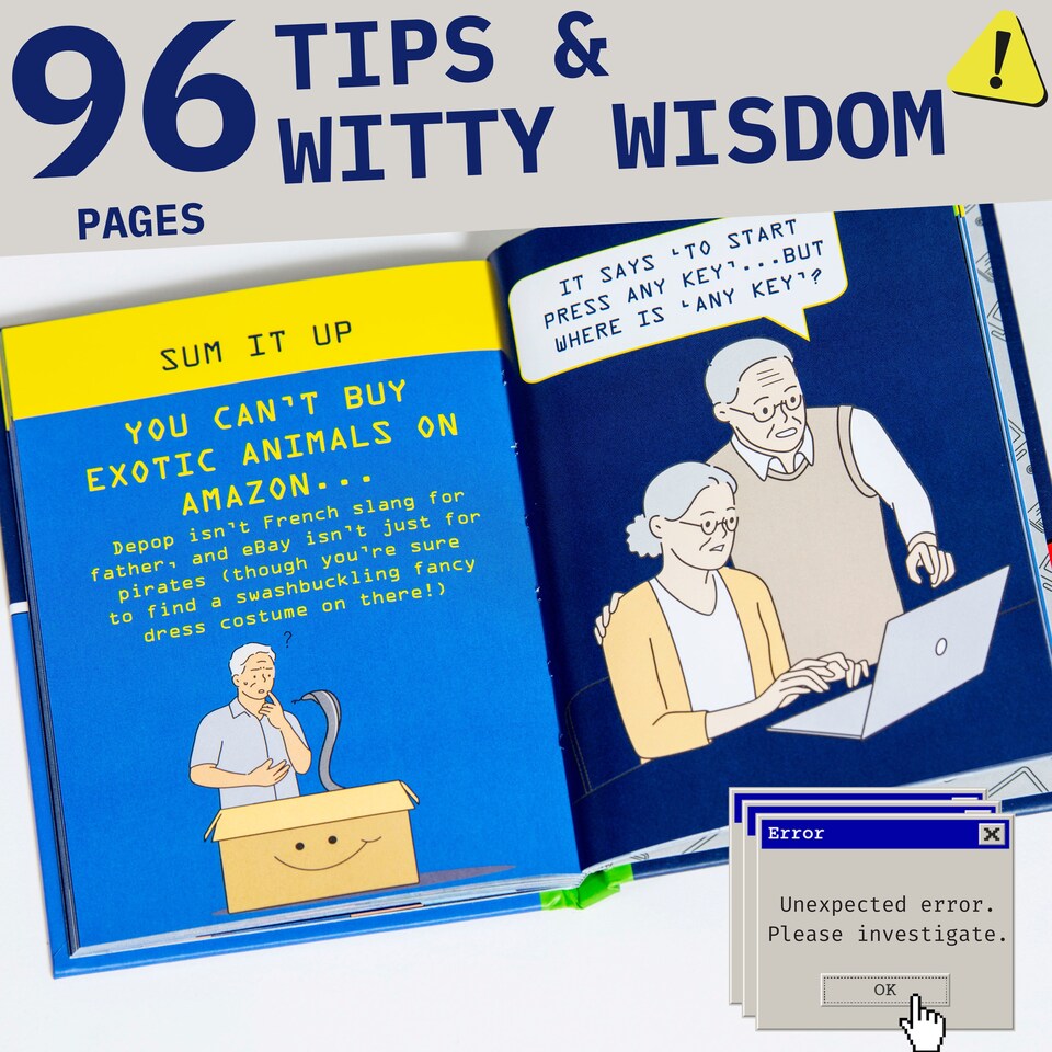 image 1 of Internet For Oldies Gift Book