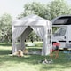 image 2 of Outsunny 2mx2m Pop Up Gazebo Party Tent Canopy Marquee with Storage Bag White