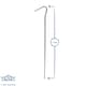 image 3 of Redwood Galvanised Steel Tent Pegs - 17cm - Silver - Pack of 10 Silver