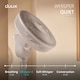 image 4 of Duux Whisper 3 Standing Fan with Remote Control | White | White