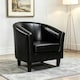 image 1 of Tub Chair Faux Leather Arm Chair