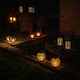 image 2 of ValueLights Solar Lantern Matte Copper Lantern with Copper Oval Shade and Integrated LED .1W Warm White 3000K Bulb