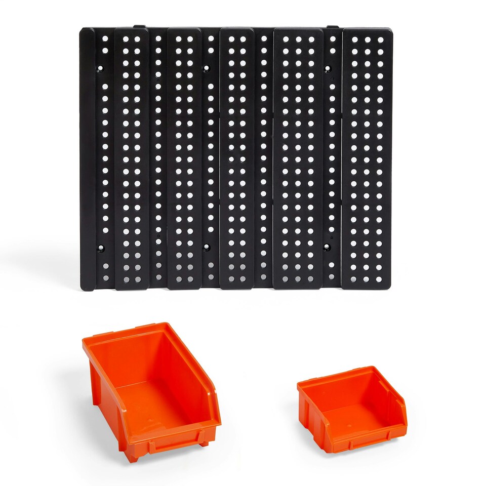 image 1 of VonHaus 30pcs Wall Mount Storage Organiser Bin for Garage