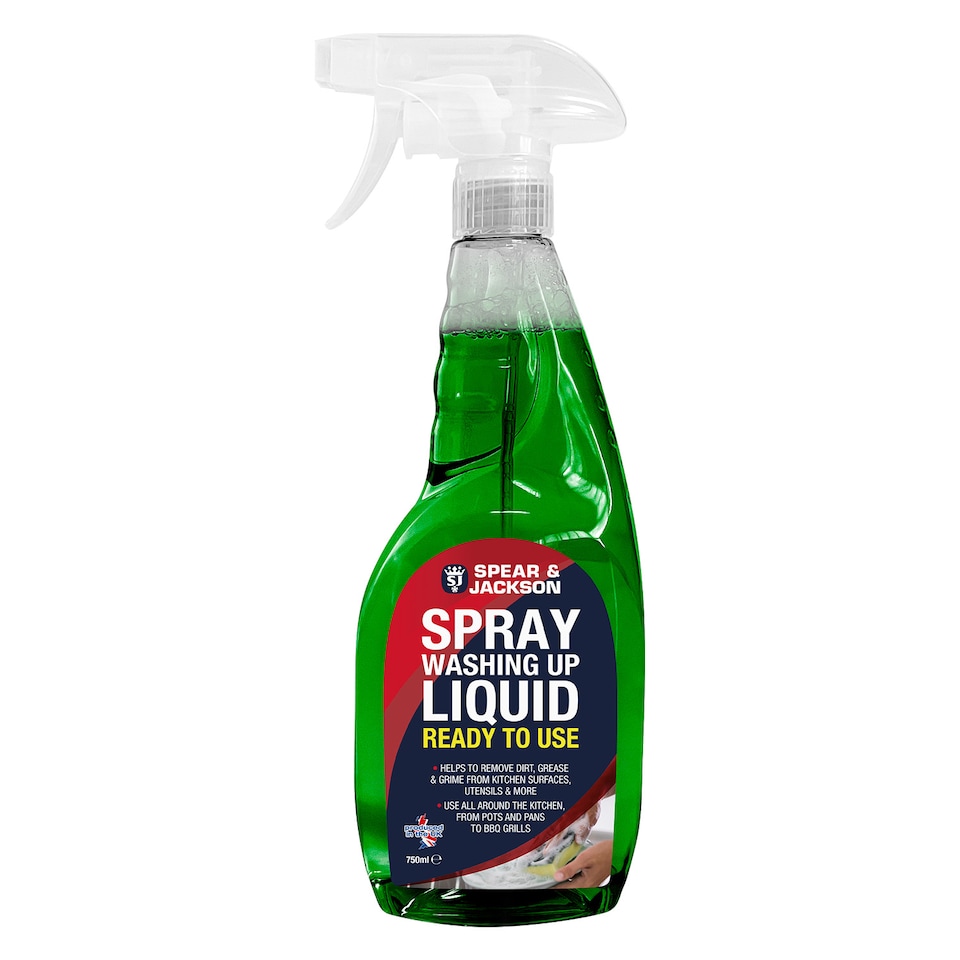 Spear & Jackson Spray Washing Up Liquid 750ml