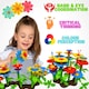 image 4 of Desire Deluxe Girls Toys for 3 Year Old Girl Flower Garden Toy Building Blocks Set for Baby, Children - Indoor & Outdoor Floral Arrangement for Kids 104pc