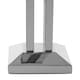 image 4 of Interiors by Premier Table Lamp with Dual Rod Base Silver
