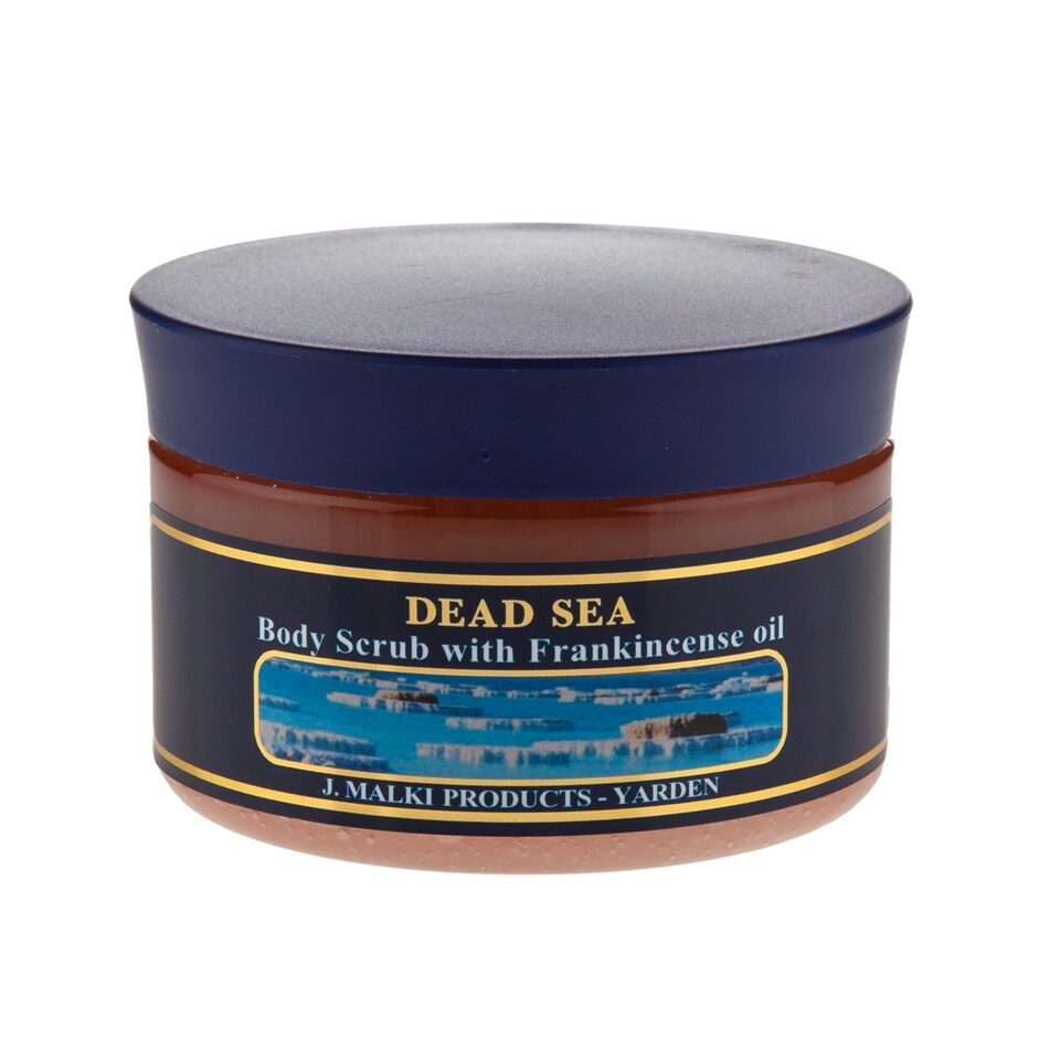 Malki Dead Sea Natural Body Scrub with Frankincense Oil 300ml