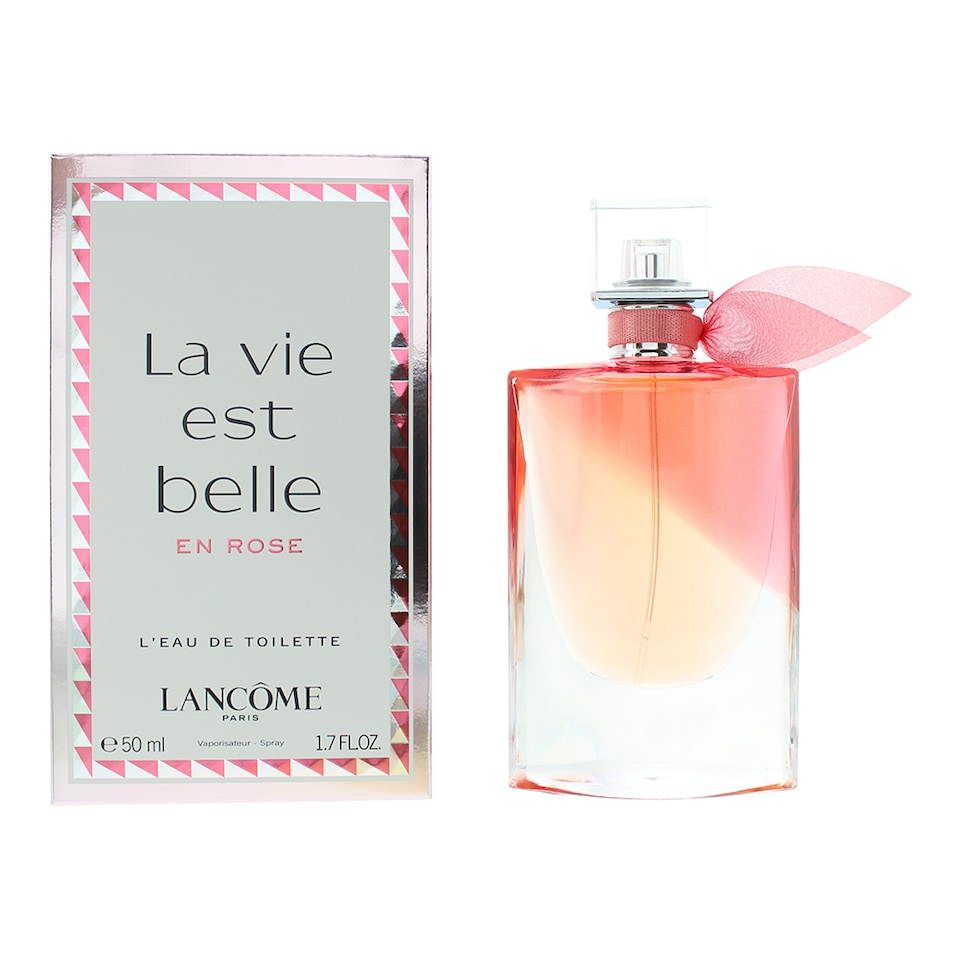 image 1 of Lancome La Vie Est Belle En Rose Eau de Toilette 50ml Spray for Her | White | Multi | 50ml