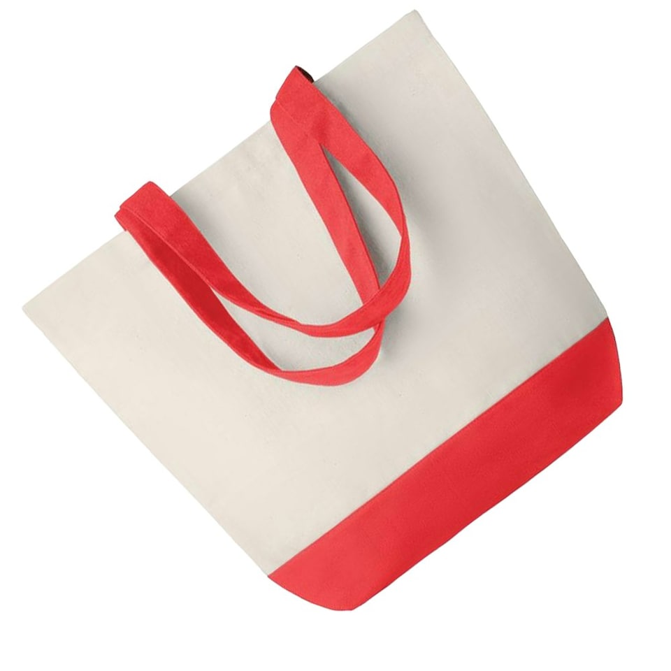 image 1 of MidOcean Kleuren Canvas Bag - Red - One Size | Red